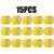 15PCS Yellow