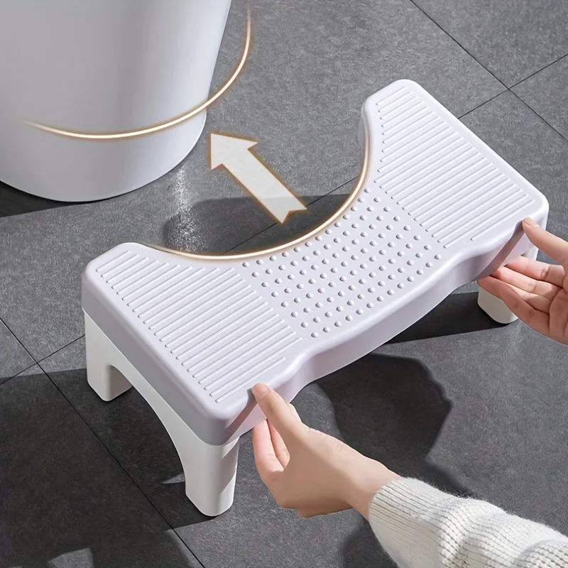 1pc Bathroom Squatty Potty Toilet Stool Pregnant Woman Seat Elderly Toilet Foot Stand Stool Shower Seat Bathroom Accessories