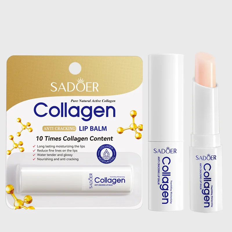 Collagen Lip Balm - Moisturizing Anti Fall And Winter-Nourishing Hydration Cracking, Brightening & Repairing Lip Care ﻿