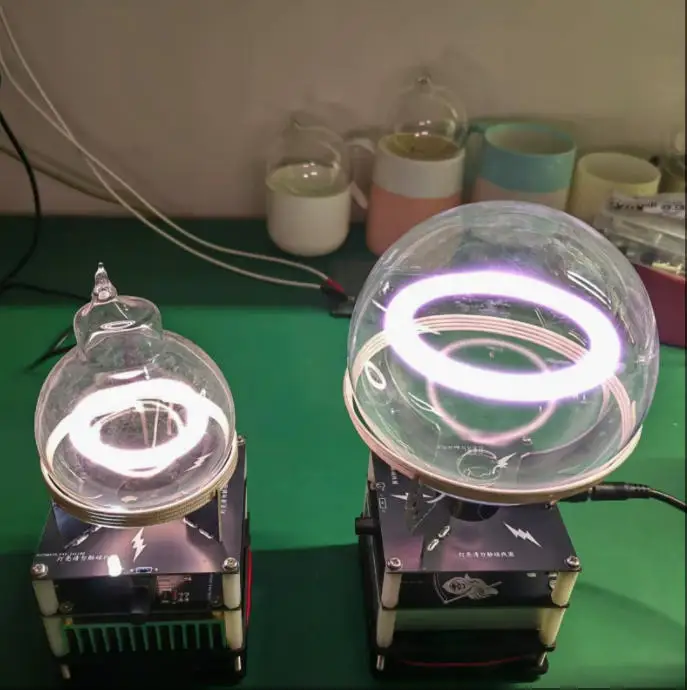 Plasma Ring Tesla Toroidal Plasma Ark Reactor Inert Gas Glowing Sphere Ion Sphere