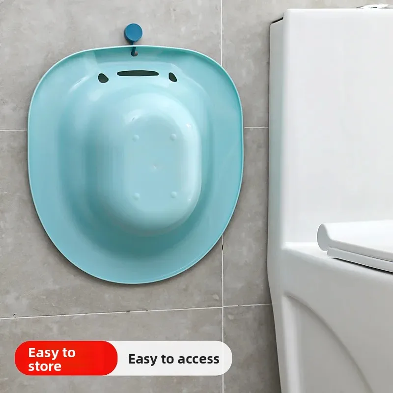 Women's Toilet Bowl Sitting Bath Basin Postpartum Care Anus Wash Non-Kneeling Design Home Direct Supply Plastic Face Basin
