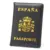 Spanish passport holder/Black (simple)