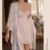 White [including nightdress + robe]]