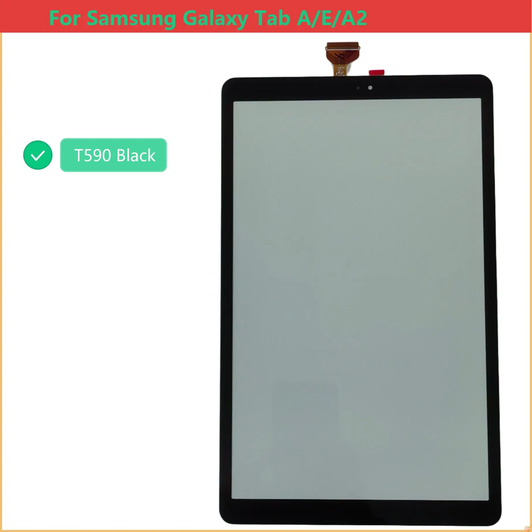 For Samsung Galaxy Tab A2 T590 Touch Screen + OCA LCD Front Glass Panel Replacement parts