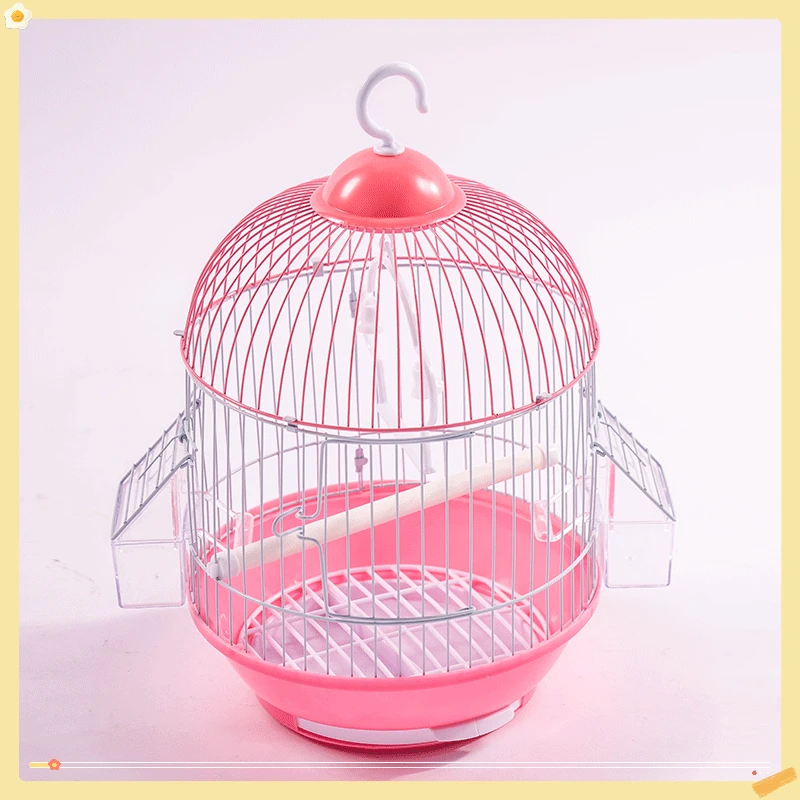 Mini Spherical Shape Birdcage Standing Ornamental BirdCage Easy To Clean Breeding Bird Flight Home Crate Bird Cage Accessories