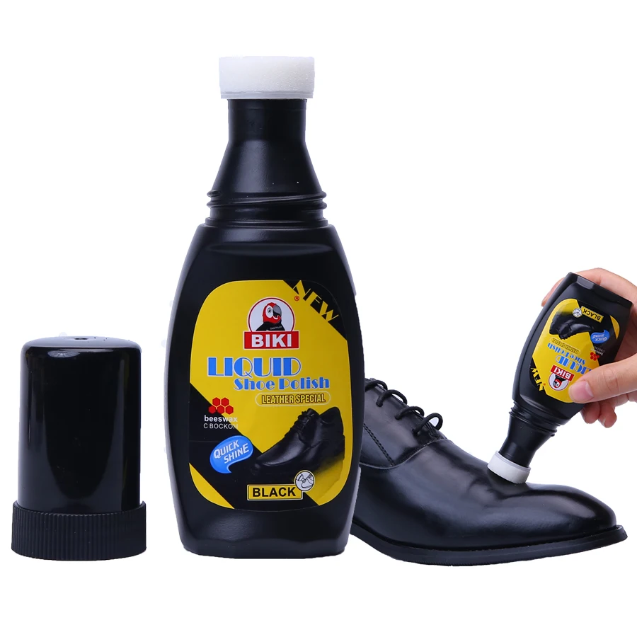 Liquid shoe polish,built-in sponge leather shoe polisher, three color instant shoe polish, suitable for formal shoes, boots, sh