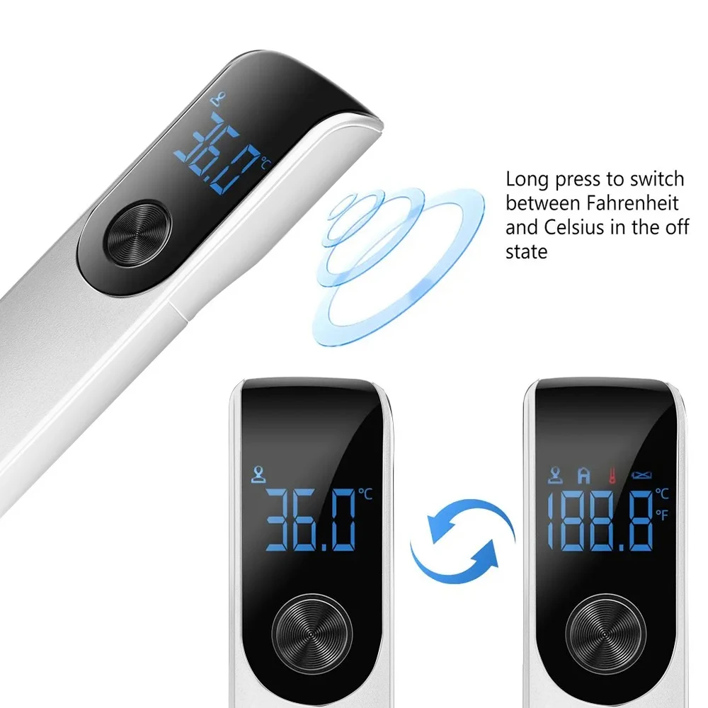 2025 LED Infrared Forehead Body Non-contact Thermometer for Infants Adults Outdoor Home Digital Fever Measurement Tool