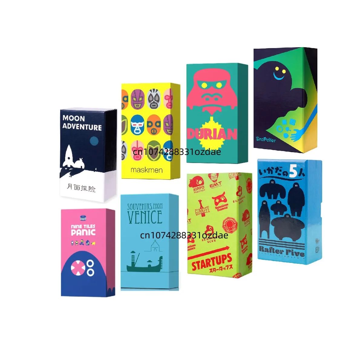 Souvenirs from Venice - Strategy Board Game | Nine Tiles Panic| Durian | Maskemen| Rafter Five|MOON ADVENTURE | Best Family Game