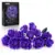 12pcs Purple Roses