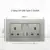 2Gang 13A USB C