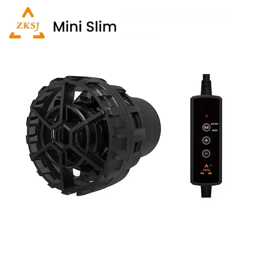 ZKSJ Third generation Mini Slim 2000 Slim 3000 Mini Aquarium Wave Maker Circulation Pump 3 Wave Patterns No control program