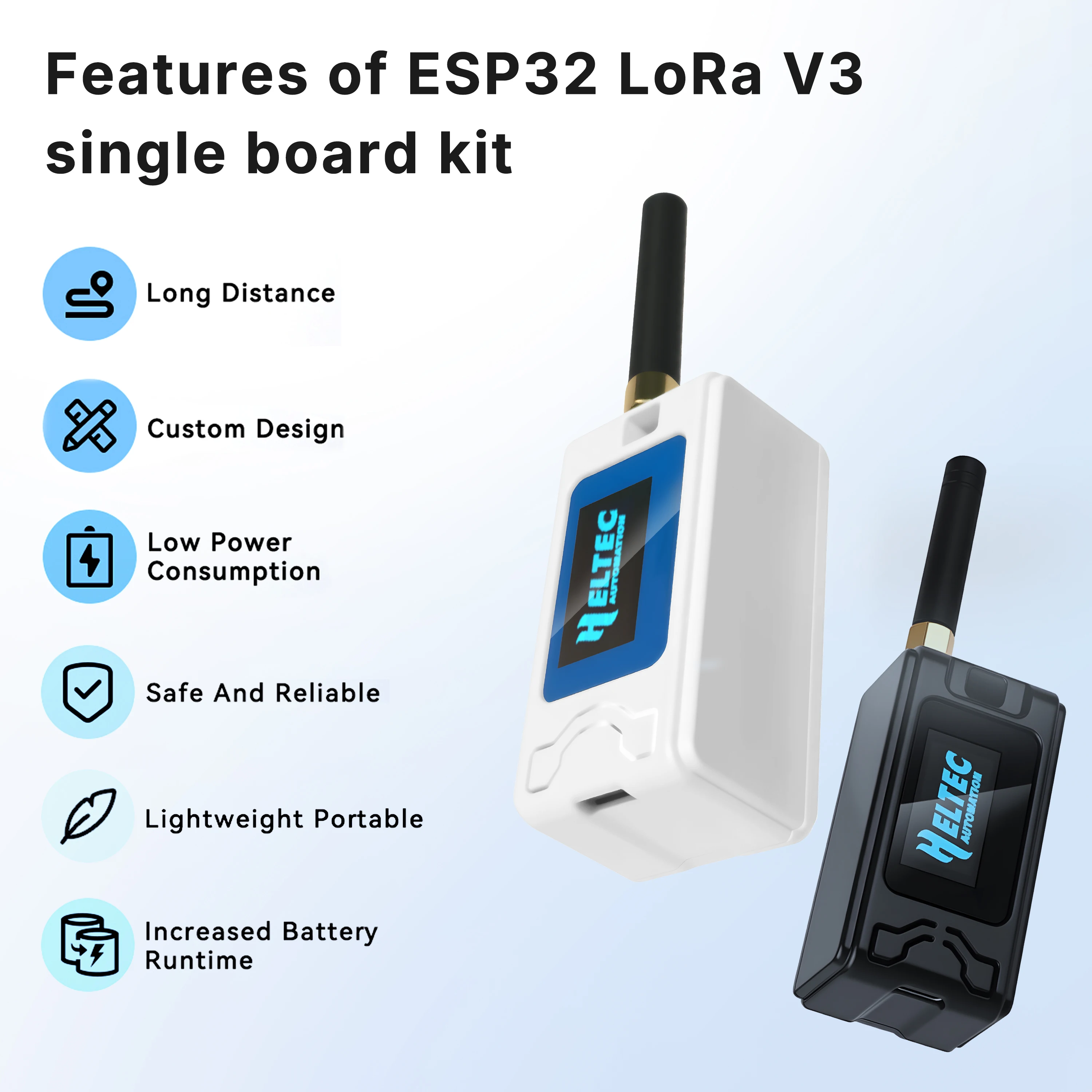 New Meshtastic Heltec V3 ESP32 LoRa 32 Dev-Board Kit include 800mAh Battery SX1262 Multi-Band OLED WiFi BLE For Arduino IoT