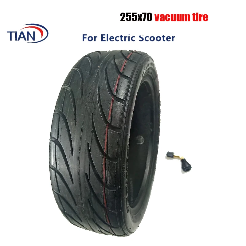 High Quality Electric Scooter 255x70 Vacuum Tire 255*70 Tubeless Tyre Folding Mini Leisure Car 10 Inch Tyre