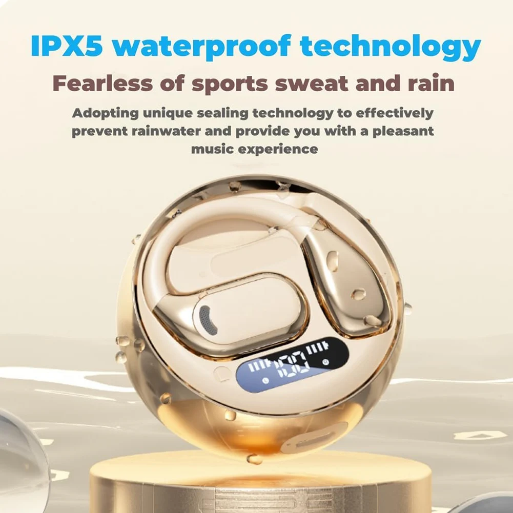 M76 Real-time Translation Earphone Noise Cancelling Bluetooth AI Translator Device Long Battery Life Earbuds For Travel Business