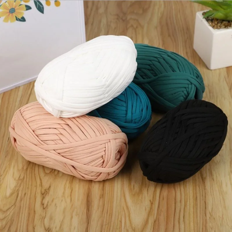 T-shirt Yarn Craft Crochet 100g Knitting Materials Basket/Slippers (Anti-Pilling Tech) Flat Thread