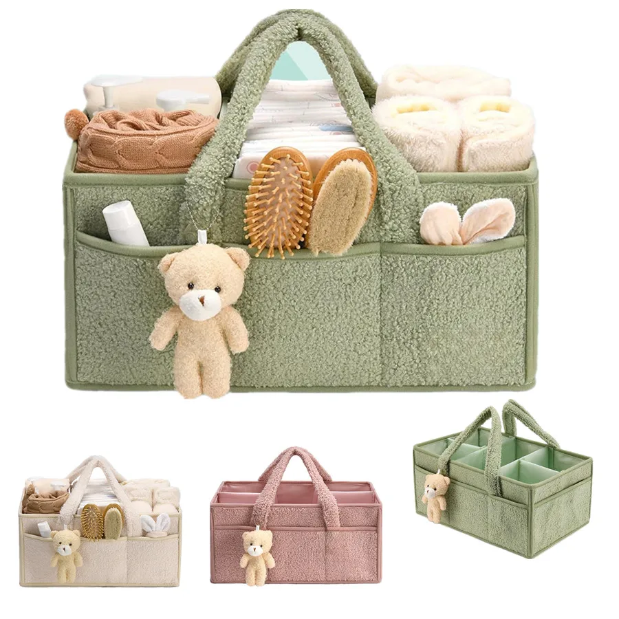 Baby Diaper Hanging Bags Portable Pet Supplies Storage Travel Baby Stroller Accessories Organizer Mommy Tote Bag Foldable