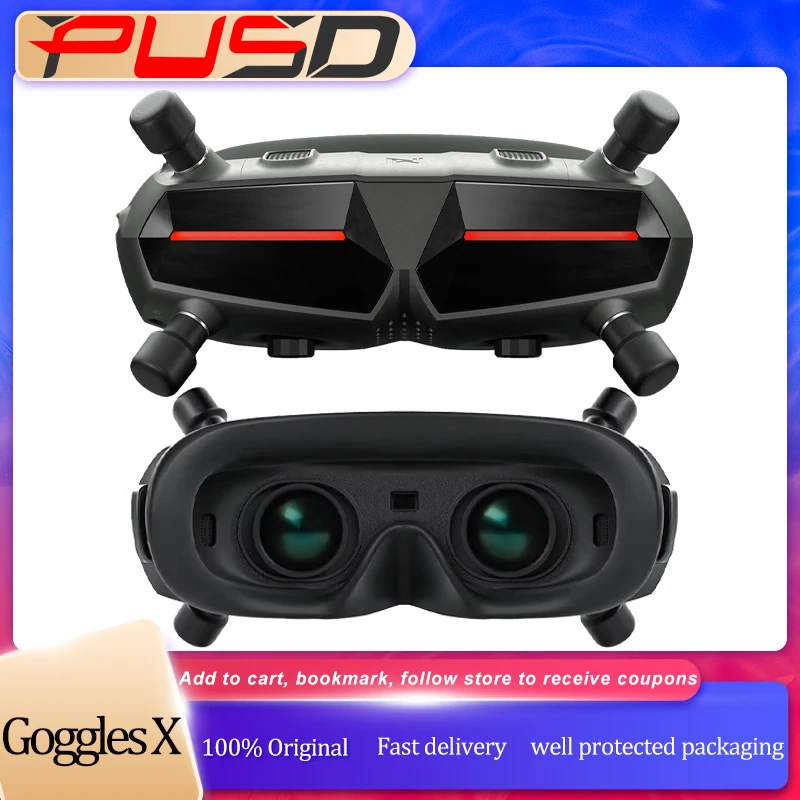 Walksnail Avatar HD Goggles X 5.8GHz Steadyview Receiver Head Tracker 1920*1080 FPV Goggles Video Glasses For FPV RC Drone