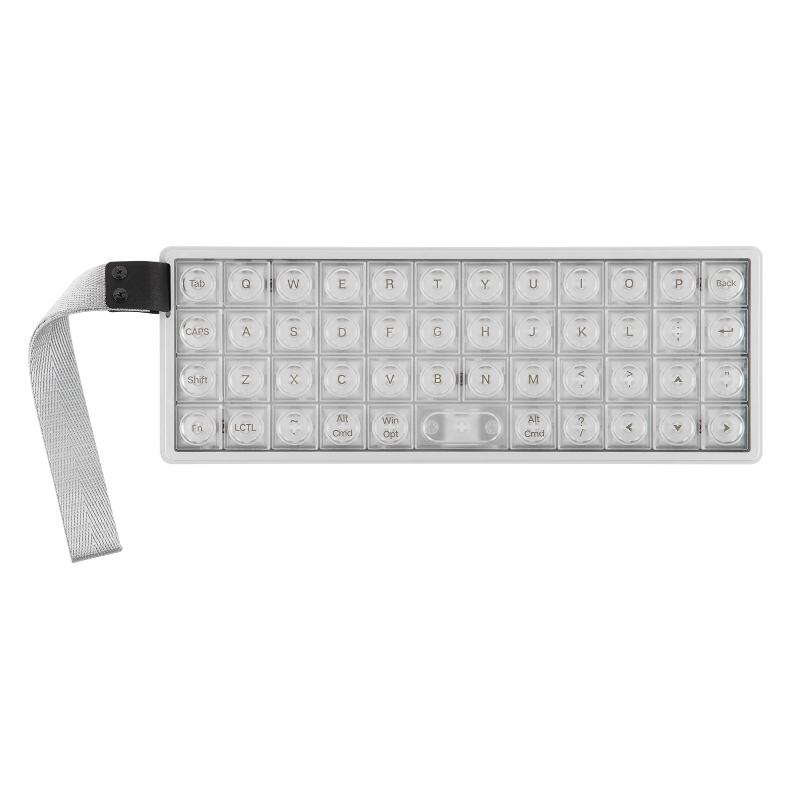 EPOMAKER Luma40 QMK/VIA 40% Ortholinear Layout Tray-Mounted Wired/BT/2.4Ghz Wireless CNC Metal Low Profile Mechanical Keyboard