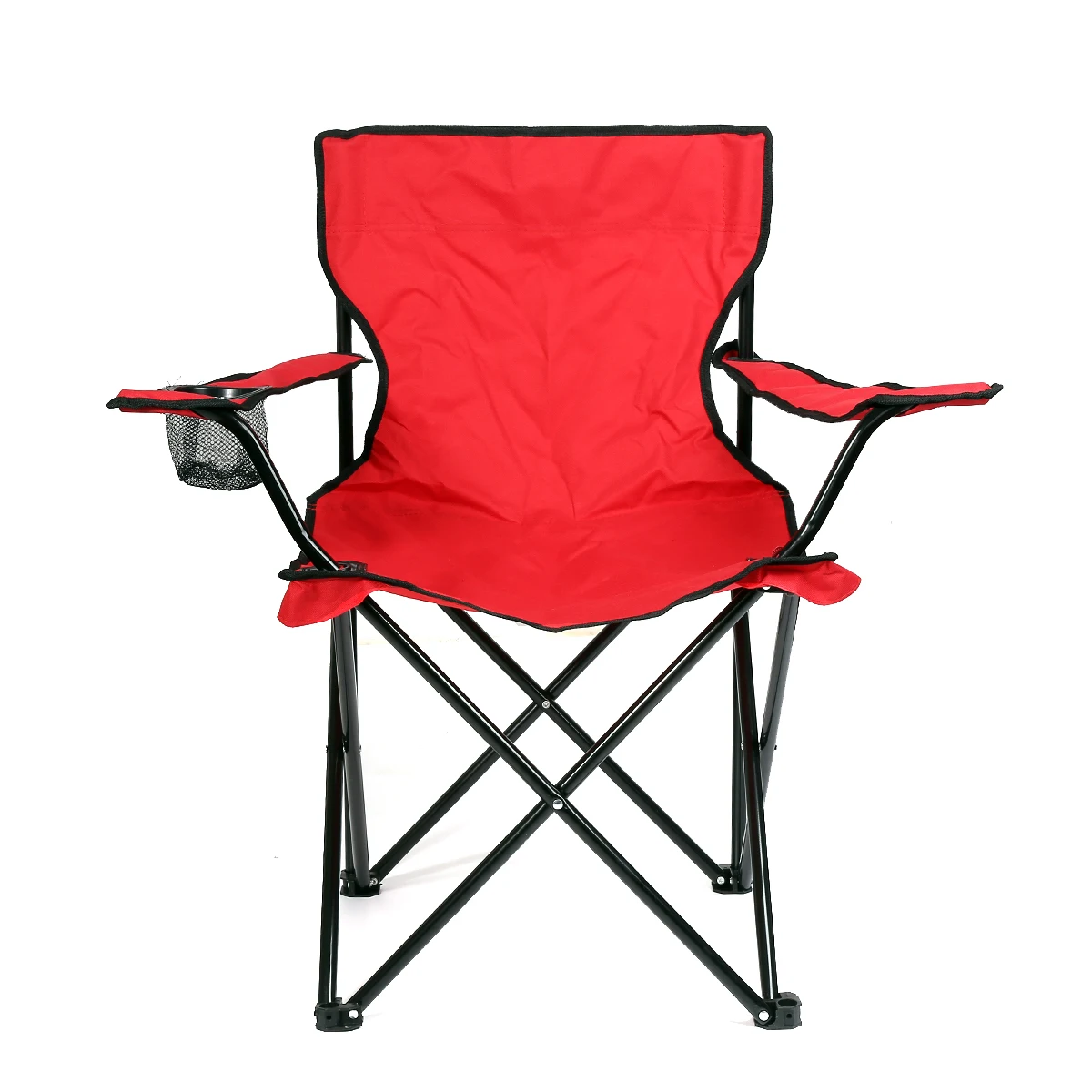 Set of 1 Camping folding chairs, 50 × 50 × 80 cm, Portable fishing seat, folding and Portable Camping Chair, stage chairs, up to 130 kg (red/blue/green/dark blue/black)