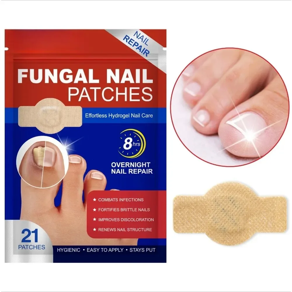 Nail Fungus Patch Waterproof Nail Repair Patch Ingrown Correction Sticker Damaged Nail Gray Care Patch Feet Care Tools