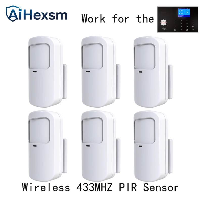 Wireless 433MHz Pet Immune Infrared Sensor Human Motion Detector For Smart Home Security Alarm System Home Anti-theft Equipment