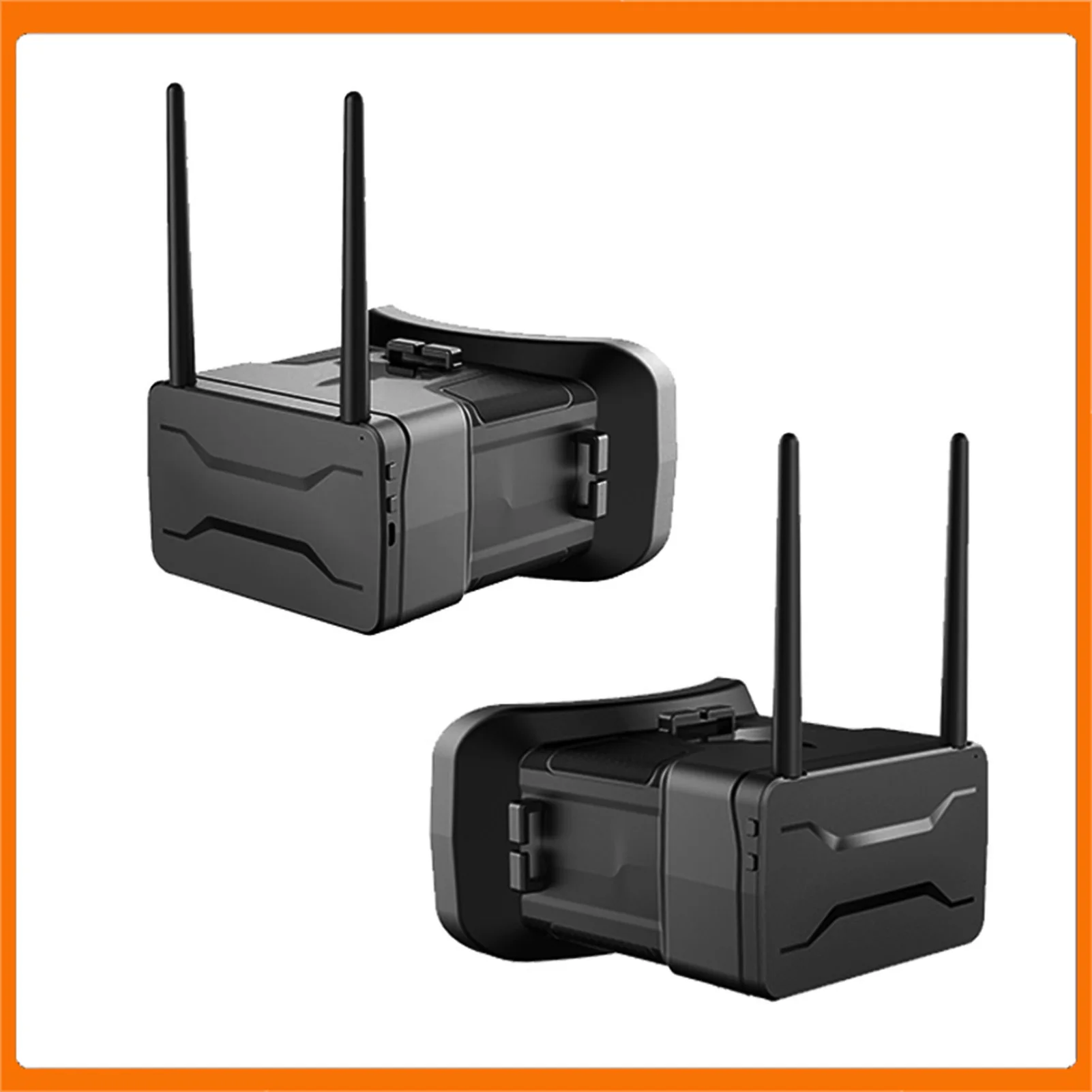 5.8GHz FPV Goggles FPV Goggles Immersive Flight Goggles HD Low Latency Head Mounted Drone Glasses Video Headset Dual Antenna