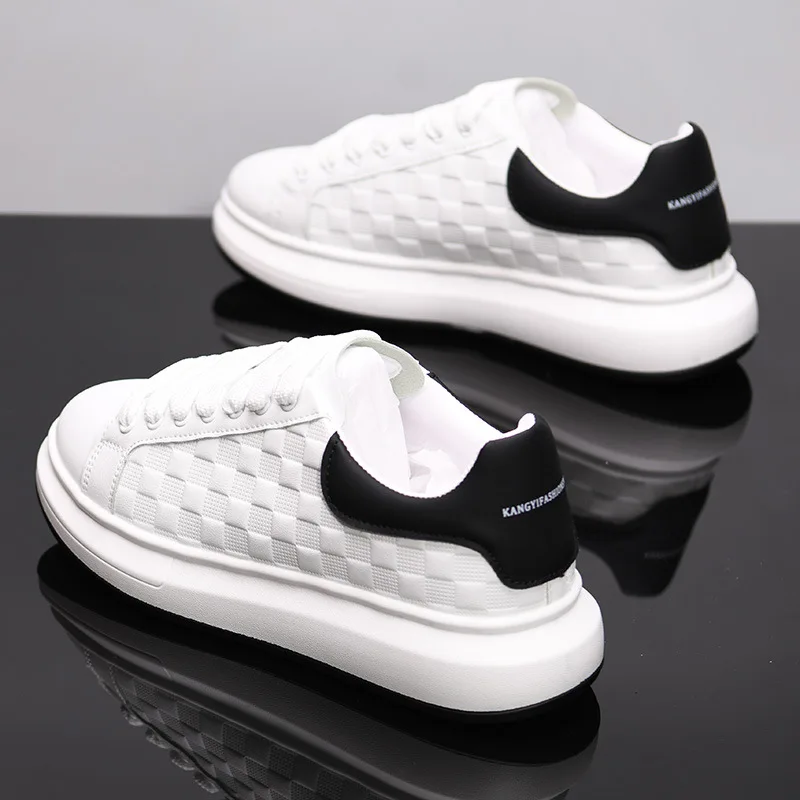 2025 New Couple Sports Shoes Men's White Sneakers Women's Versatile White Shoes Outdoor Running Shoes