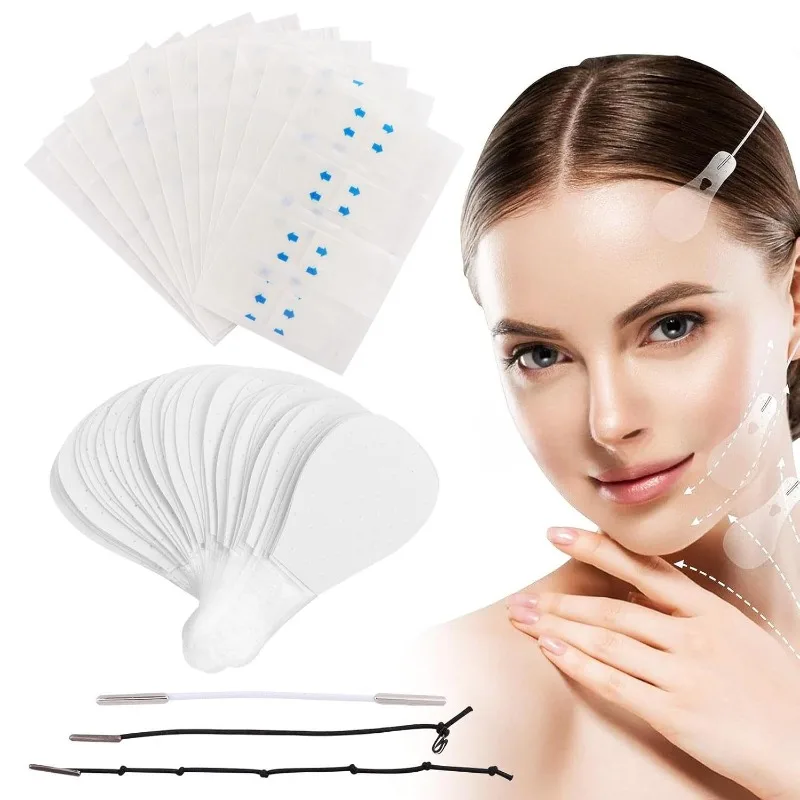 40-120Pcs/Set Invisible Facial Liftting Stickers Thin Face Patches Facial Line Wrinkle Sagging Skin Fast Pull Chin Adhesive Tape
