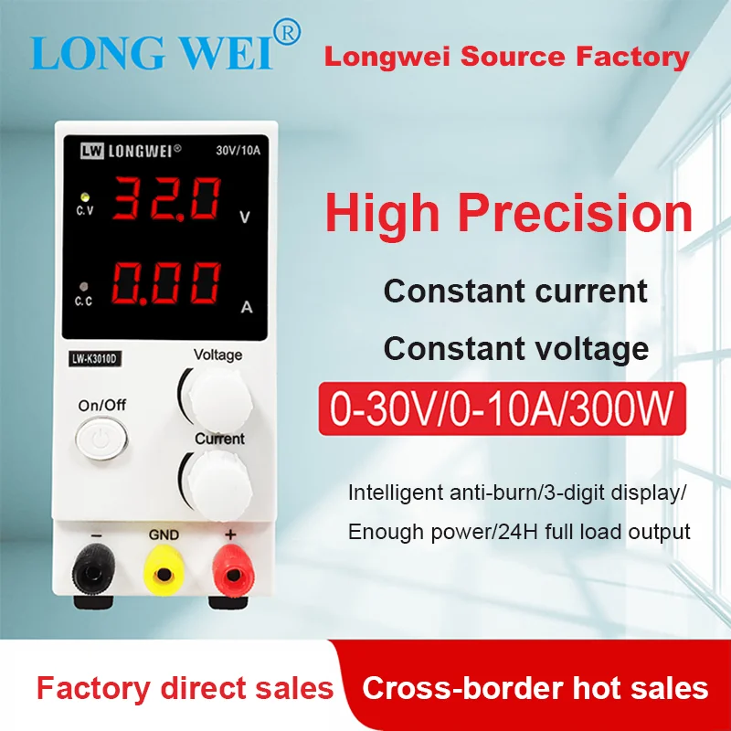 Longwei K3010D 3LED 30V 60V 5A 10A Regulated DC Power Supply Adjustable Laboratory Bench Voltage Regulator Stabilizer Switch