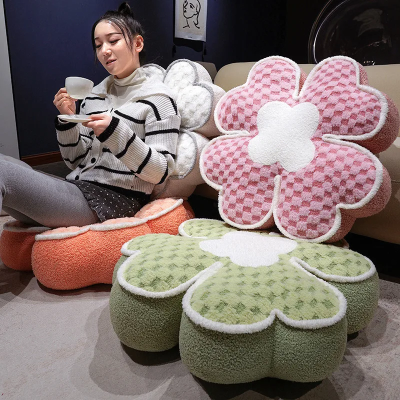 Adult Simulated Petal Cushion Pillow Backrest Multi-Use Home Decoration Living Room Bedroom Bay Window Soft Elastic