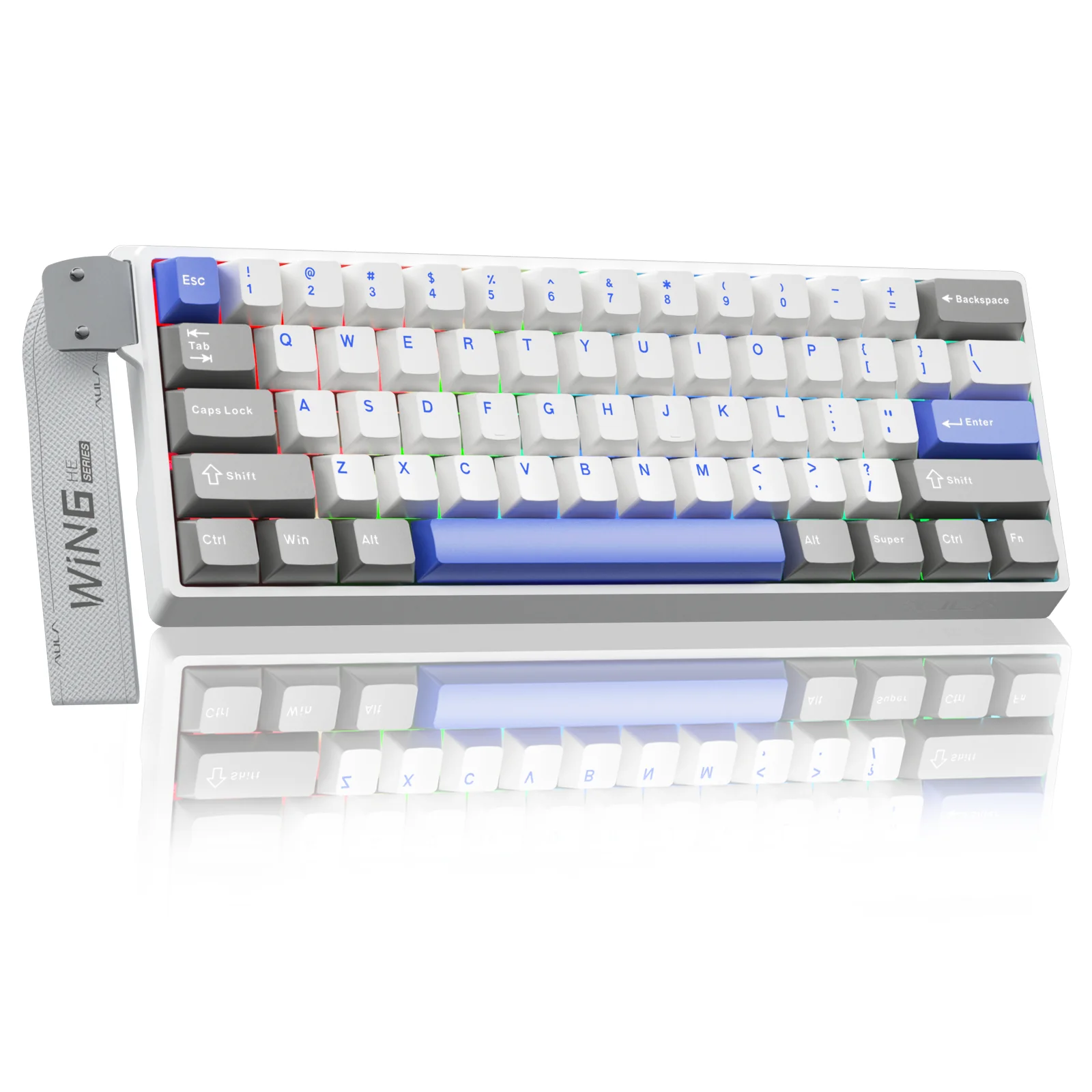 AULA WIN60 HE Pro Max Wired Mechanical Keyboard 60% Hot-Swap Hall Effect Magnetic Switch 8000Hz RGB Low Latency Gaming Keyboard