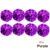 8Pcs purple