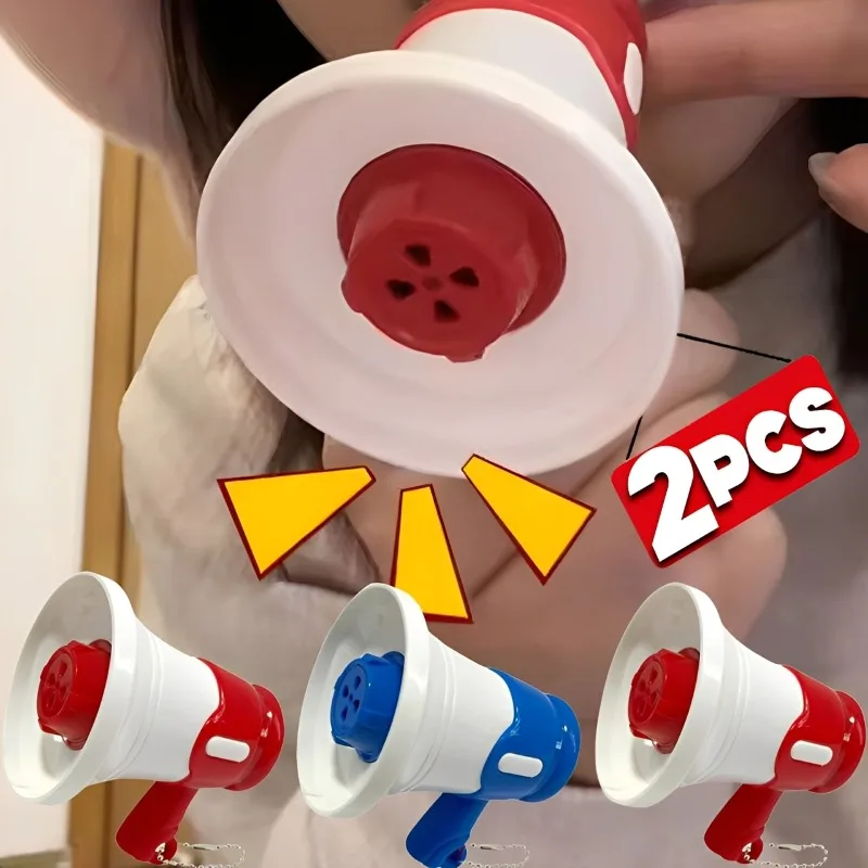 2025 New Loudspeaker Keychain Small Speaker Backpack Pendant Chain Toy Recording Creative Mini Ultra-small Megaphone Accessories