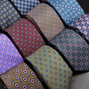 New Men's Soft Silk Tie Creative Graffiti Maths Fruits Animal Print Necktie Daily Wear Cravat Wedding Business Party Gift