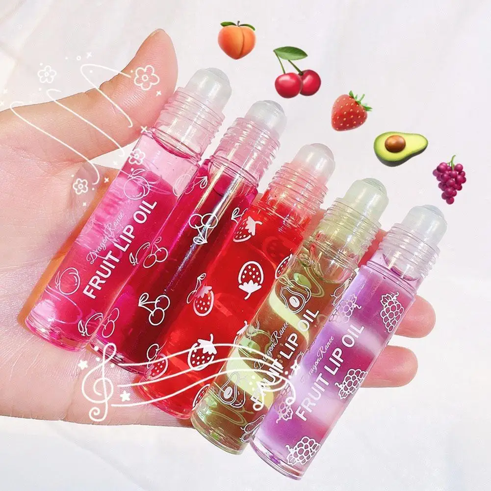 Walking Pearl Lip Oil Moisturizing Moisturizing Lip Balm Moisturizing Ball Lip Oil Colorless Clear Fruit Avocado Lip Oil