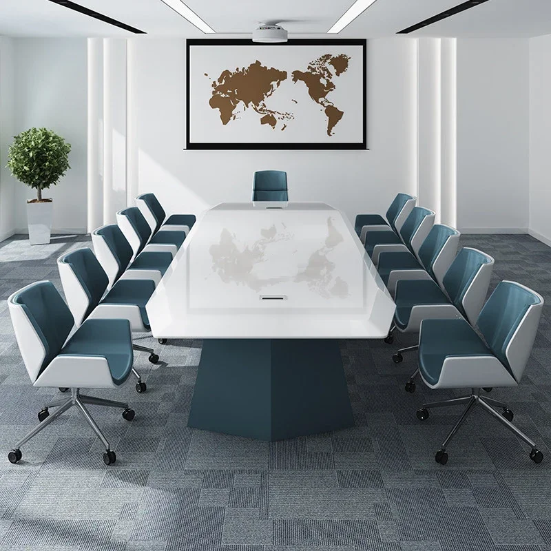 160 Cm To 500 Cm Modern Luxury Paint Conference Tables Negotiation Training Desk Gaming Long Office Table Chairs Furniture