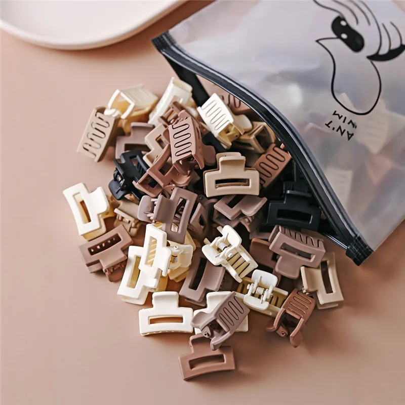 10/20pcs Beige Mixed Pack Small Clips, Cute Girl Accessories - Perfect for Daily Use, Special Occasions, or Travel Gifts