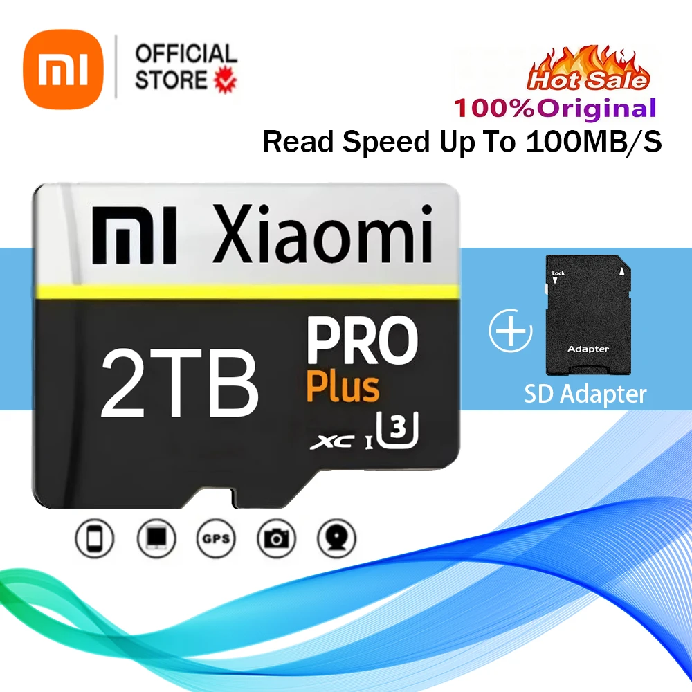 SD Memory Card 2TB Micro TF Card 128GB File Quick Trans Pen Drive TF Flash Card 256GB 512GB SD Card For XIaomi Games Accessories