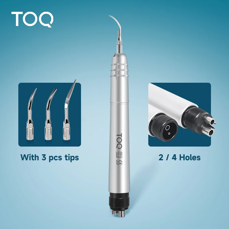 Dental Ultrasonic Air Scaler with 3 Tip G1 G2 G3 Tooth Calculus Remover Cleaning tool Handpiece Whiten Tooth Cleaner Dentist Lab