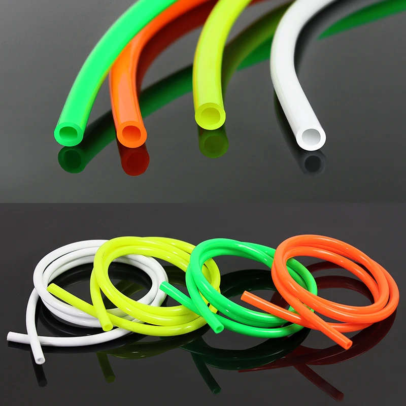 Motorcycle Fuel Hose Colored High Temp Resistant Rubber Pipe for Sport Bike Carburetor Connection Racing Motorbike Oil Delivery