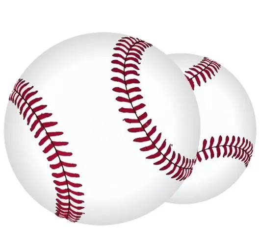 9 Inch Soft Foam Base Practice Balls with Solid Hard Cork Core Soft Baseballs for Training Blank Baseballs Baseball Equipment