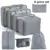 8pcs Set Gray