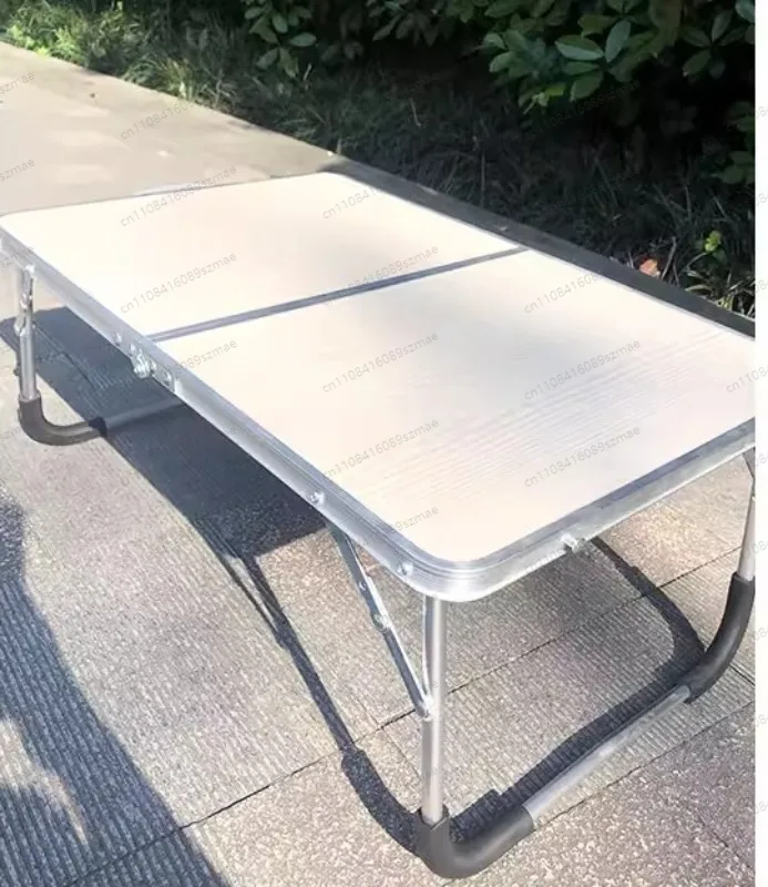Portable Aluminum Folding Table, Small Outdoor Camping Desk for Bed Laptop, Children Writing Table, Foldable