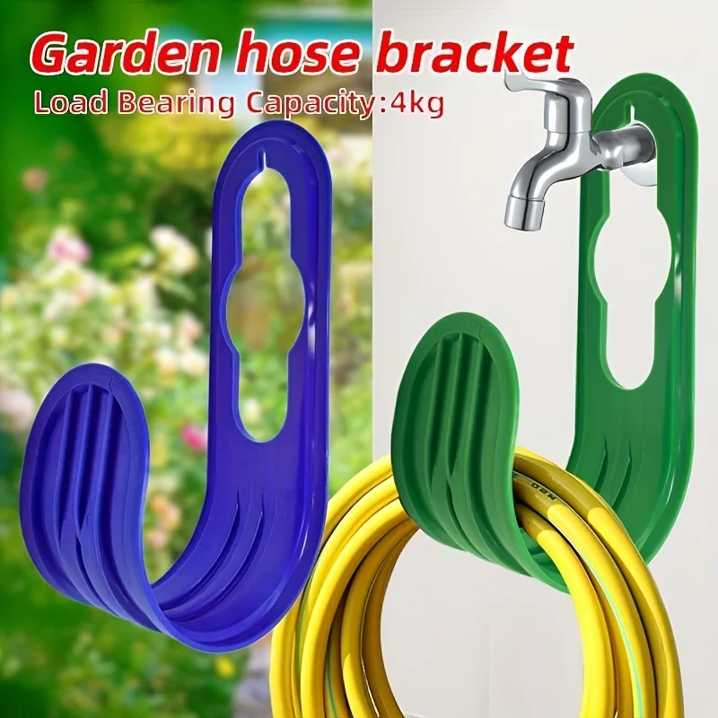 Space Saving Wall Mounted Garden Hose Bracket Is An Choice for Outdoor Lawn Care and Gardening Tools Storage Hook Indoor Wall
