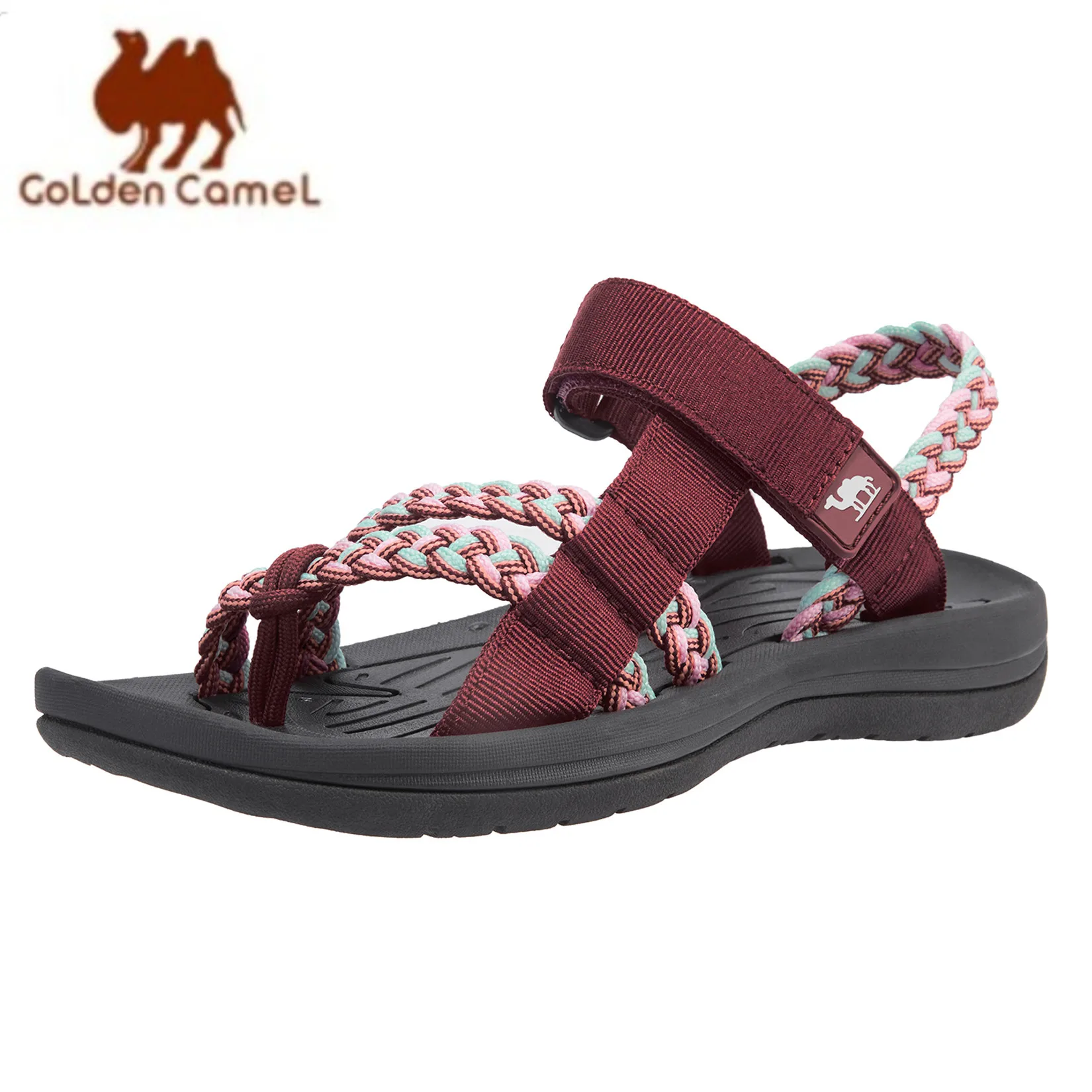 GOLDEN CAMEL Hiking Sandals for Women Comfortable Athletic Sport Sandal with Arch Support for Casual Walking Outdoors Water