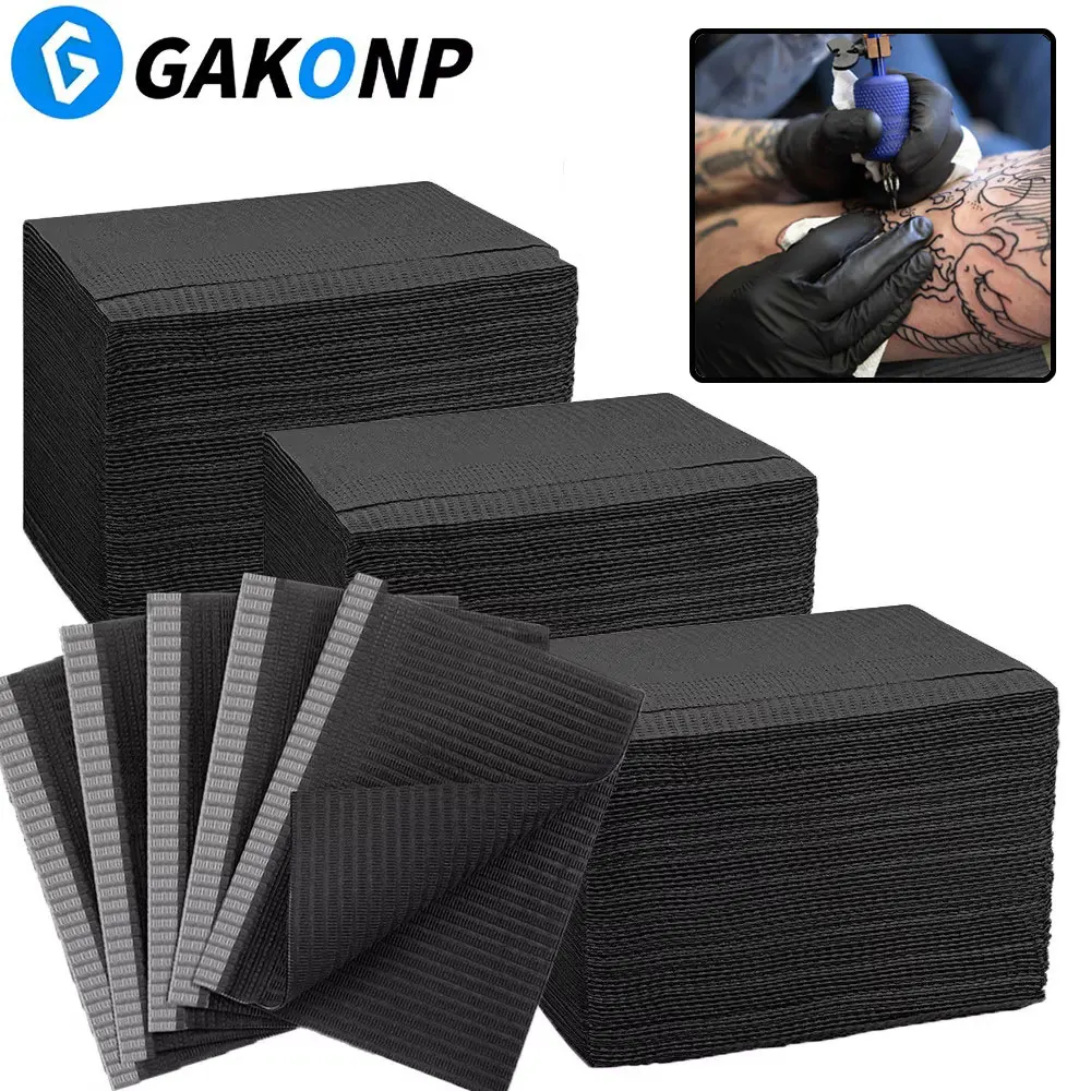 100/50/30/15/5PCS Tattoo Clean Pad Disposable Tattoo Bibs Table Covers Waterproof Patient Dental Napkins Tattoo Accessories
