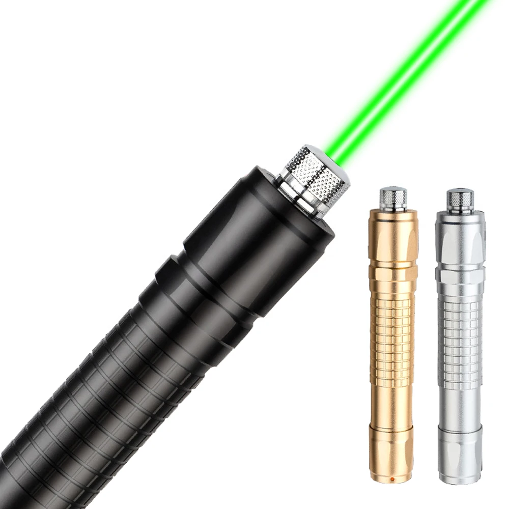 Mini 2 in1 Green Laser 303 Pointers Laser with Adjustable Focus for Hunting Emergency Accessroies（Do not provide batteries）