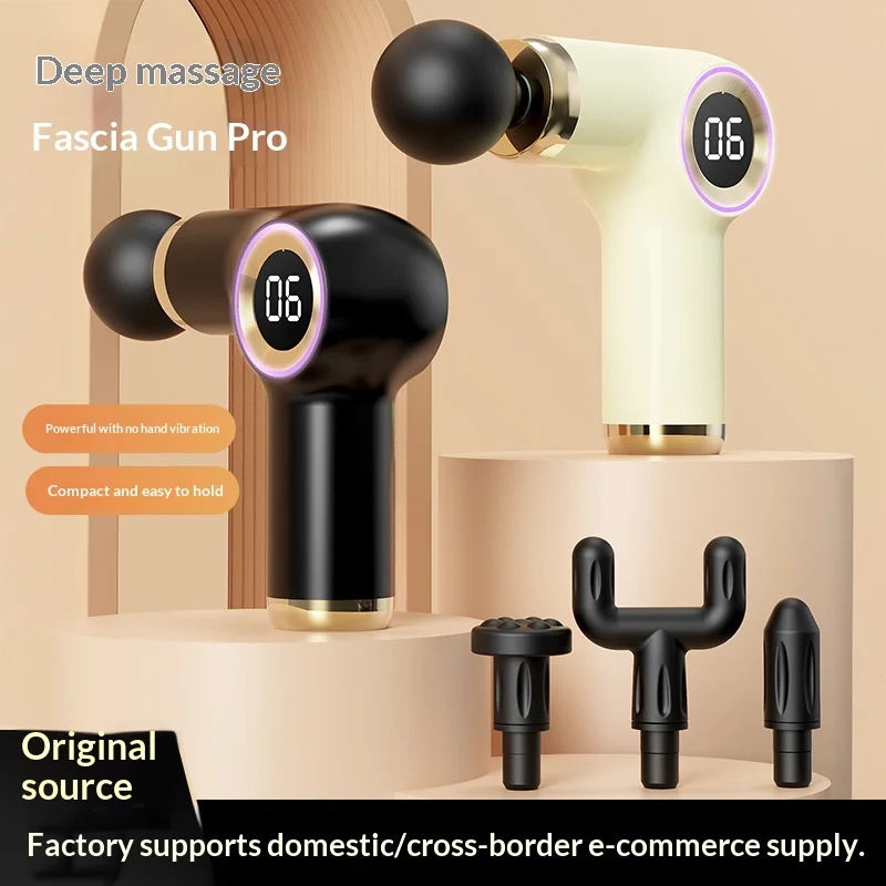 Mini Fascia Gun 25W Powerful Motor Massage Gun Portable Handheld Massager Ultra-Long Battery Life for Muscle Relaxation