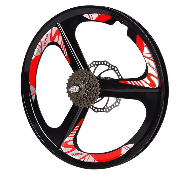 21 speed Integrated wheel bicycle wheel set wheel hub 20/22/24/26 inch mountain bike disc brake magnesium alloy wheel