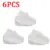 6pcs-White